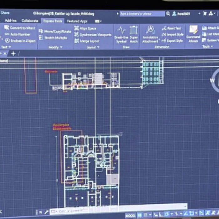 AutoCAD-planer i tegnestuens arbejdsproces